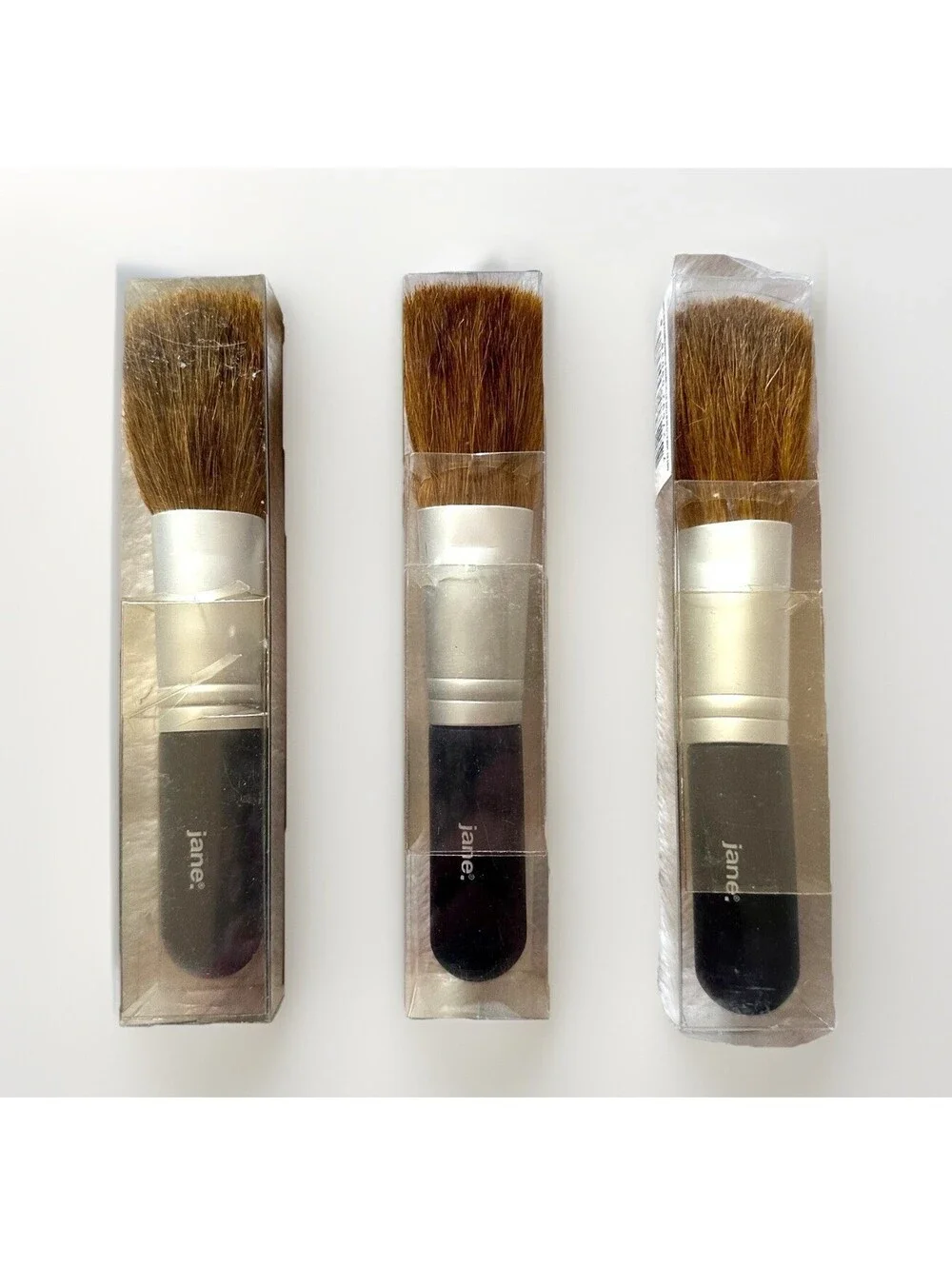 Lot of 3: NEW Jane Be Pure Contour Blush Highlighter Powder Brush 5